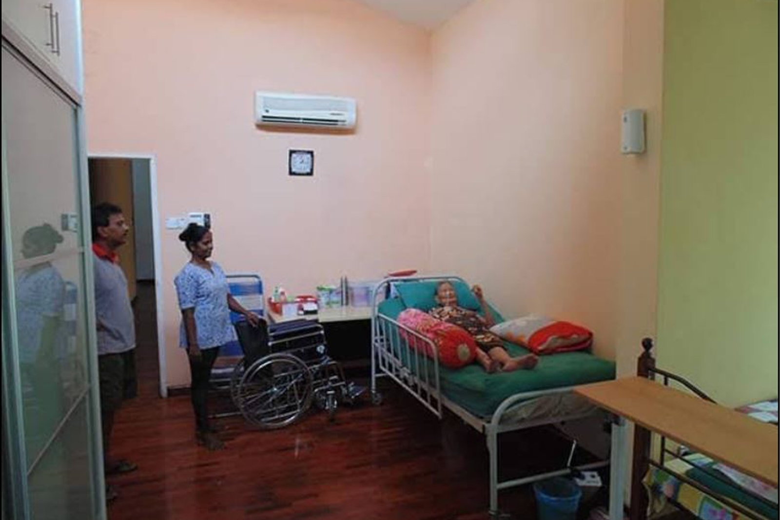 Resident room with beds at Multicare Home Seksyen 5