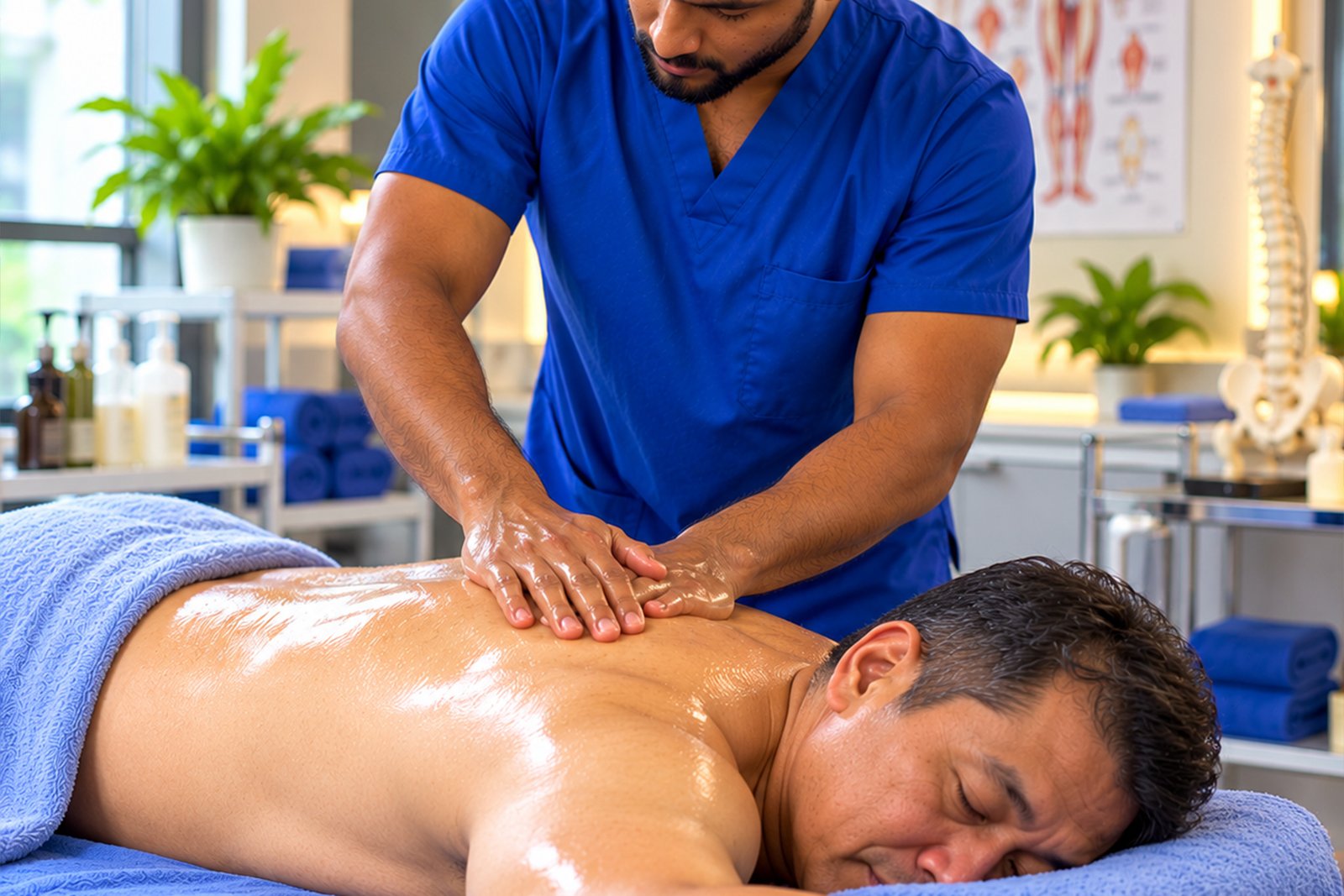 Full body massage at MCS Physio Center