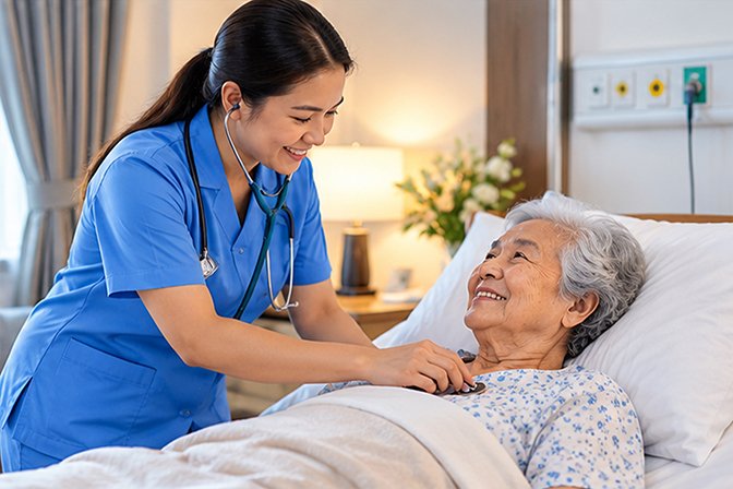 Professional senior care at Multicare Nursing Home Malaysia